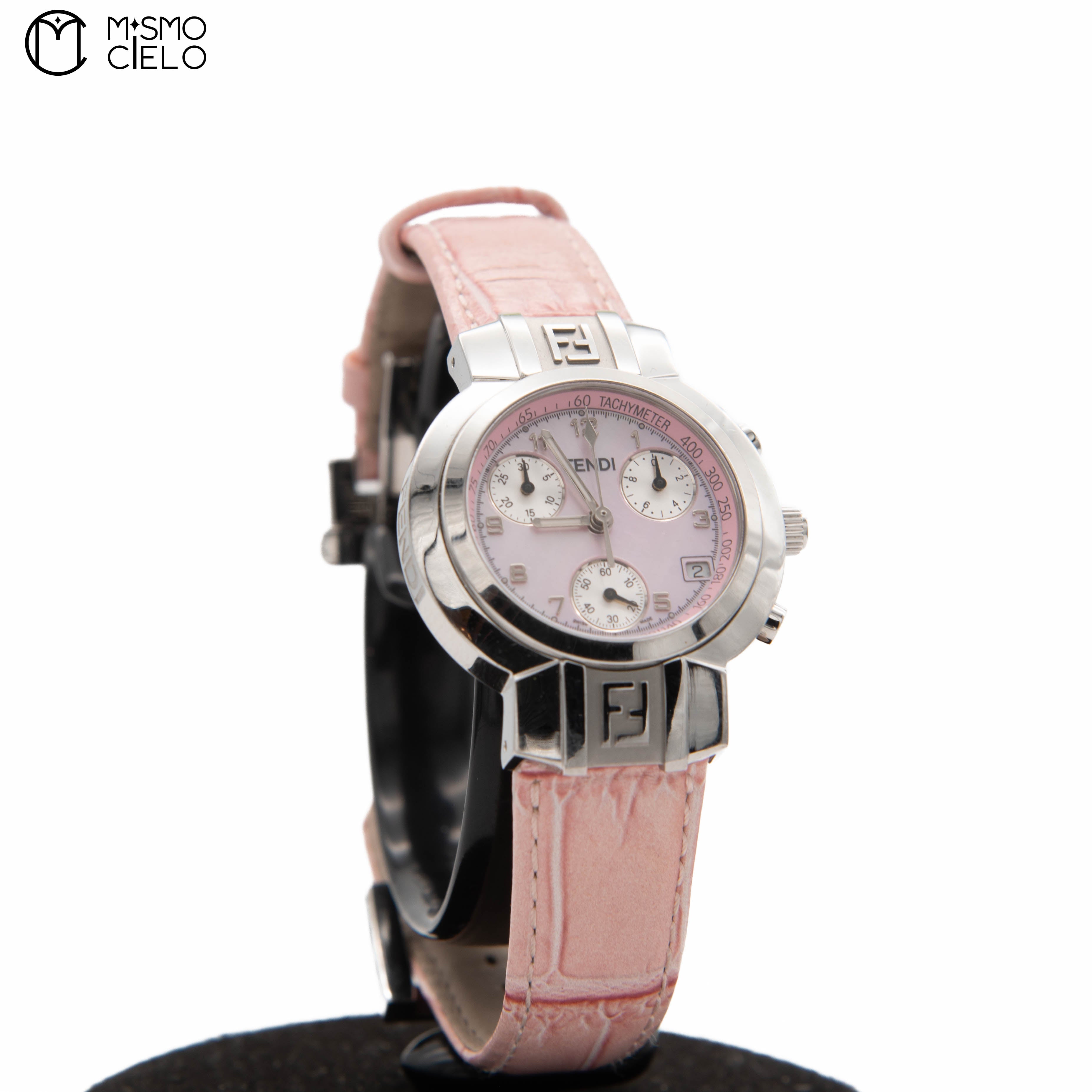 FENDI Zucca Orologi Pink Dial 4500L Watch