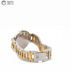 Silver and Gold 2 Tone White Dial Clipper with Date