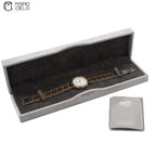 Silver and Gold 2 Tone White Dial Clipper with Date
