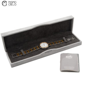 Silver and Gold 2 Tone White Dial Clipper with Date