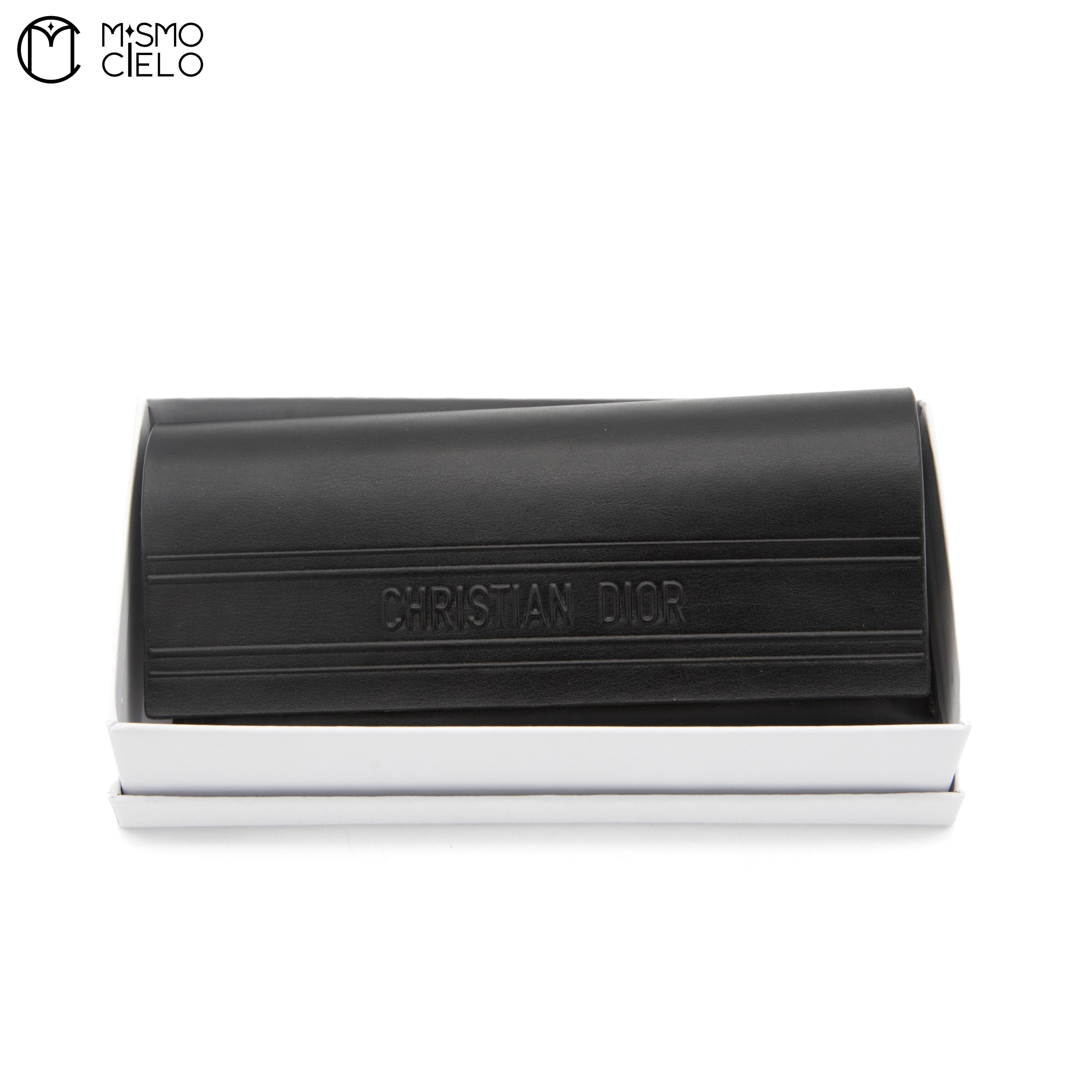 Signature B8U Black Oval Sunglasses