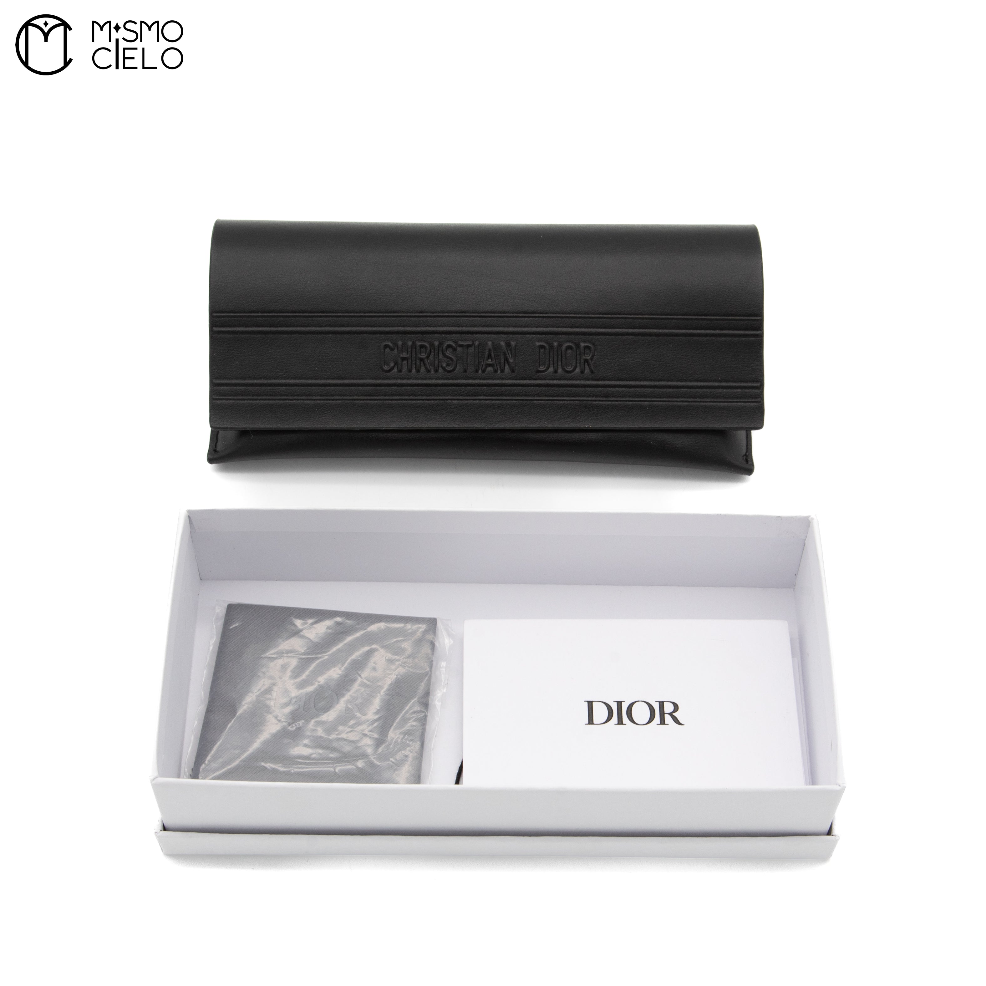 Signature B8U Black Oval Sunglasses