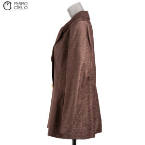 Brown Gold Thread Jacket