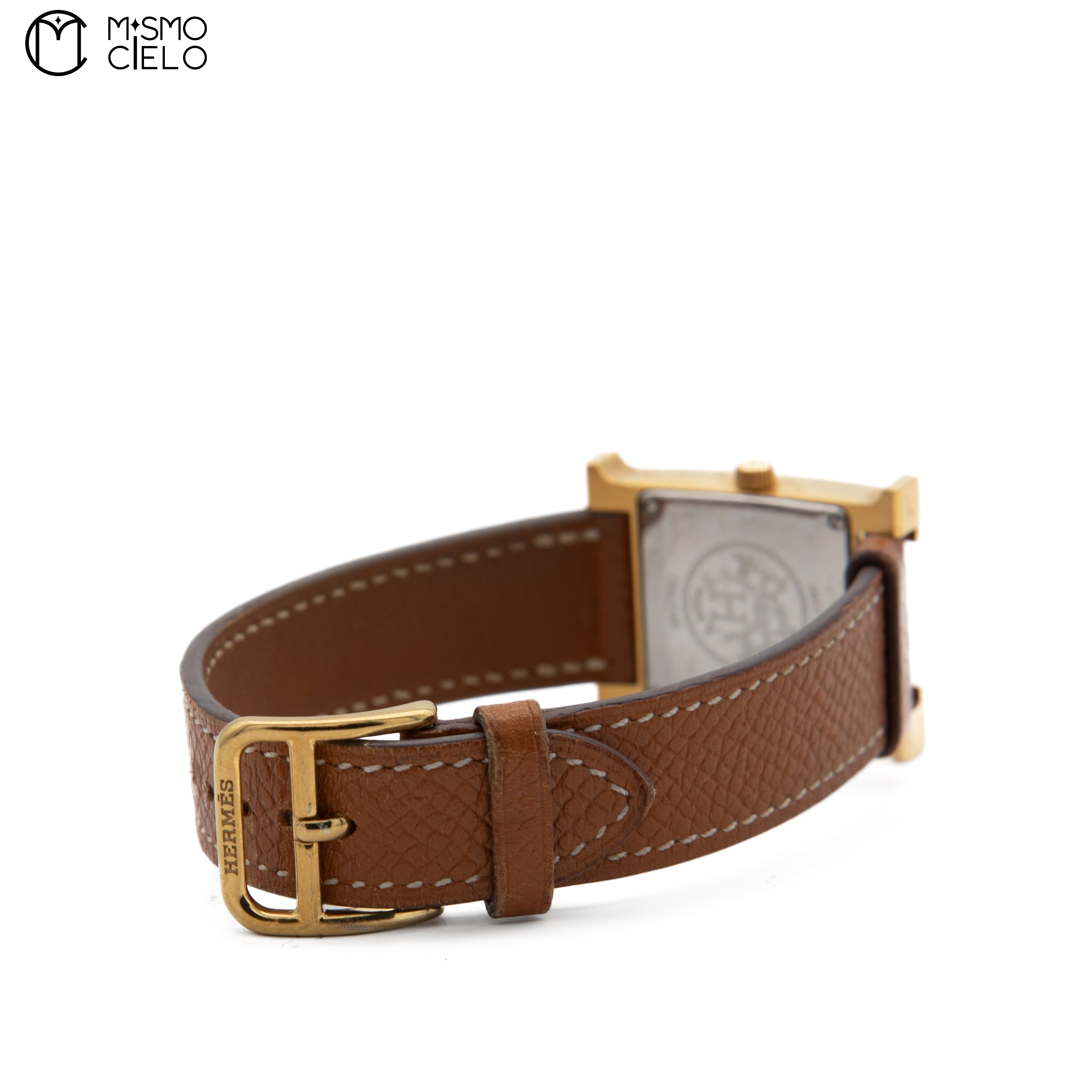 Gold and Brown Watch