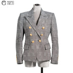 Grey Houndstooth Jacket