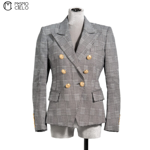 Grey Houndstooth Jacket