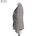 Grey Houndstooth Jacket