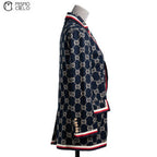 Blue GG Monogram Pattern Jacket