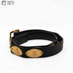 CHANEL Camellia Coco Mark and Heart Icon Belt 65cm *