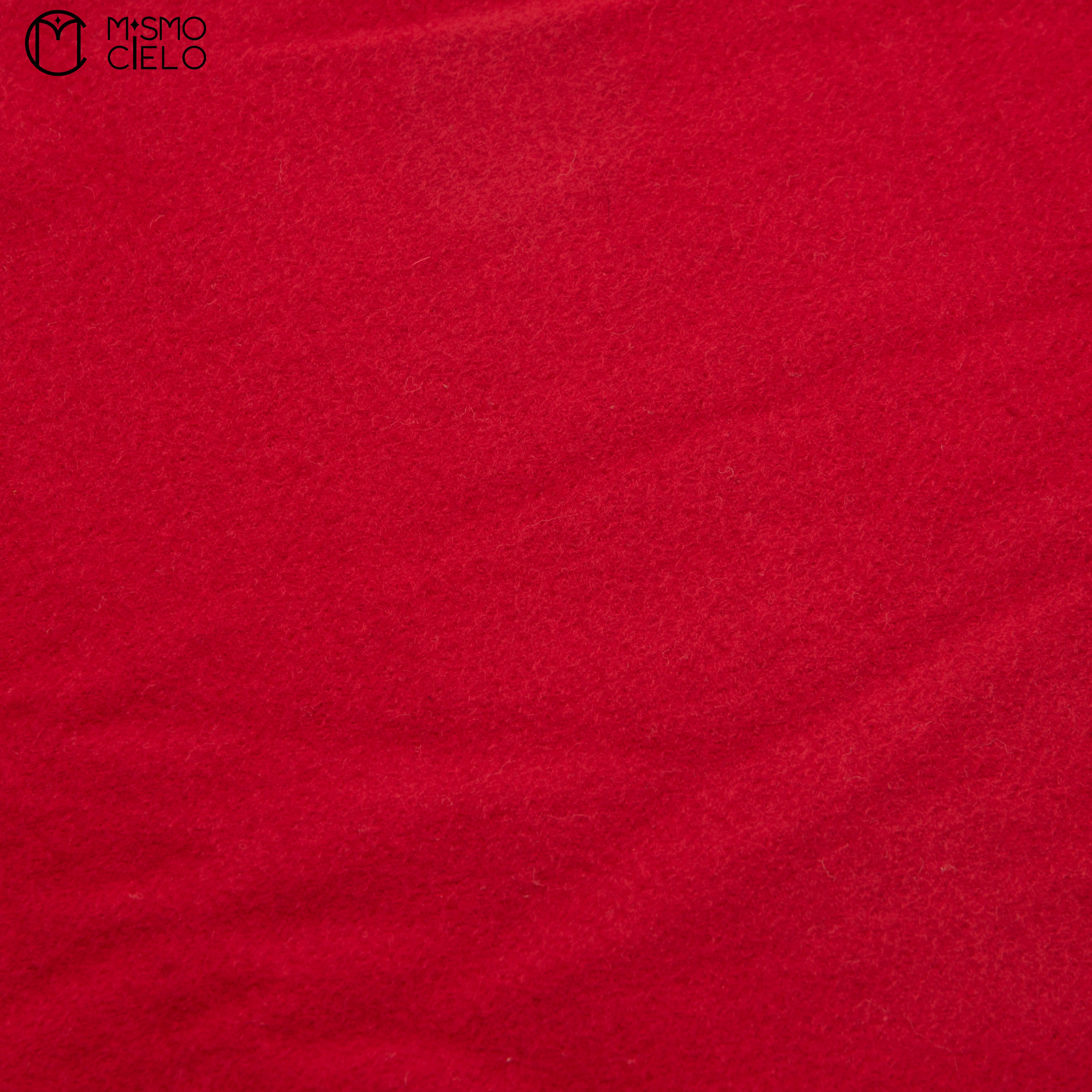 BURBERRY Red Cashmere Scarf 146 cm
