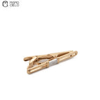 Gold and Silver Logo Cufflink and Tie Pin