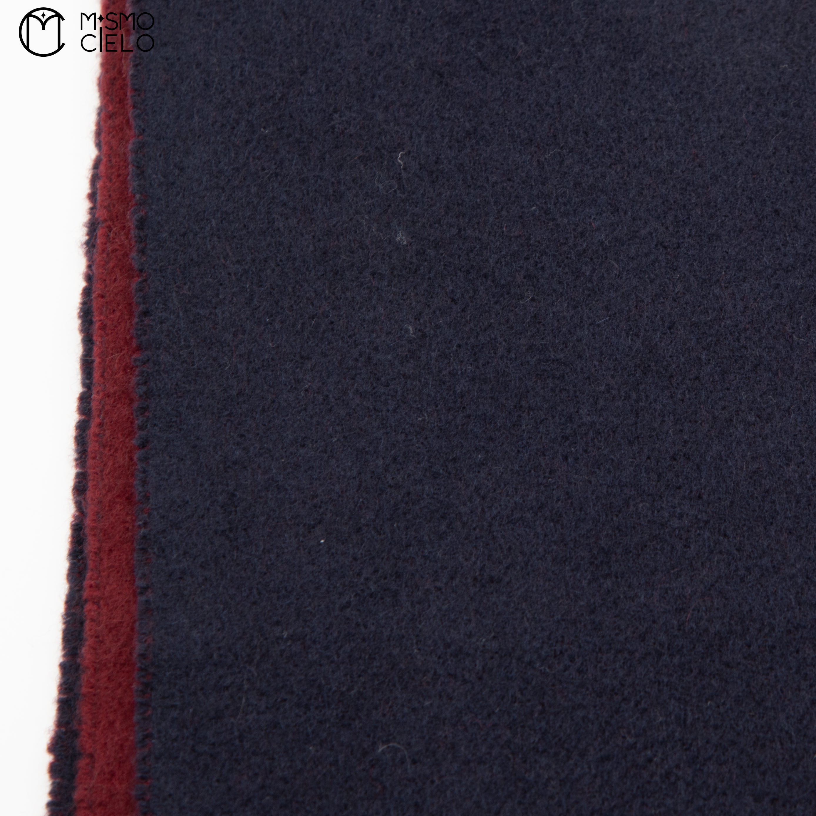 HERMES Burgandy Cashmere Scarf 168 cm