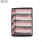 GUCCI Pink Striped Logo Scarf 180 cm *