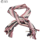 GUCCI Pink Striped Logo Scarf 180 cm *