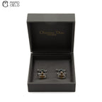 Silver and Gold with Stone Cufflinks