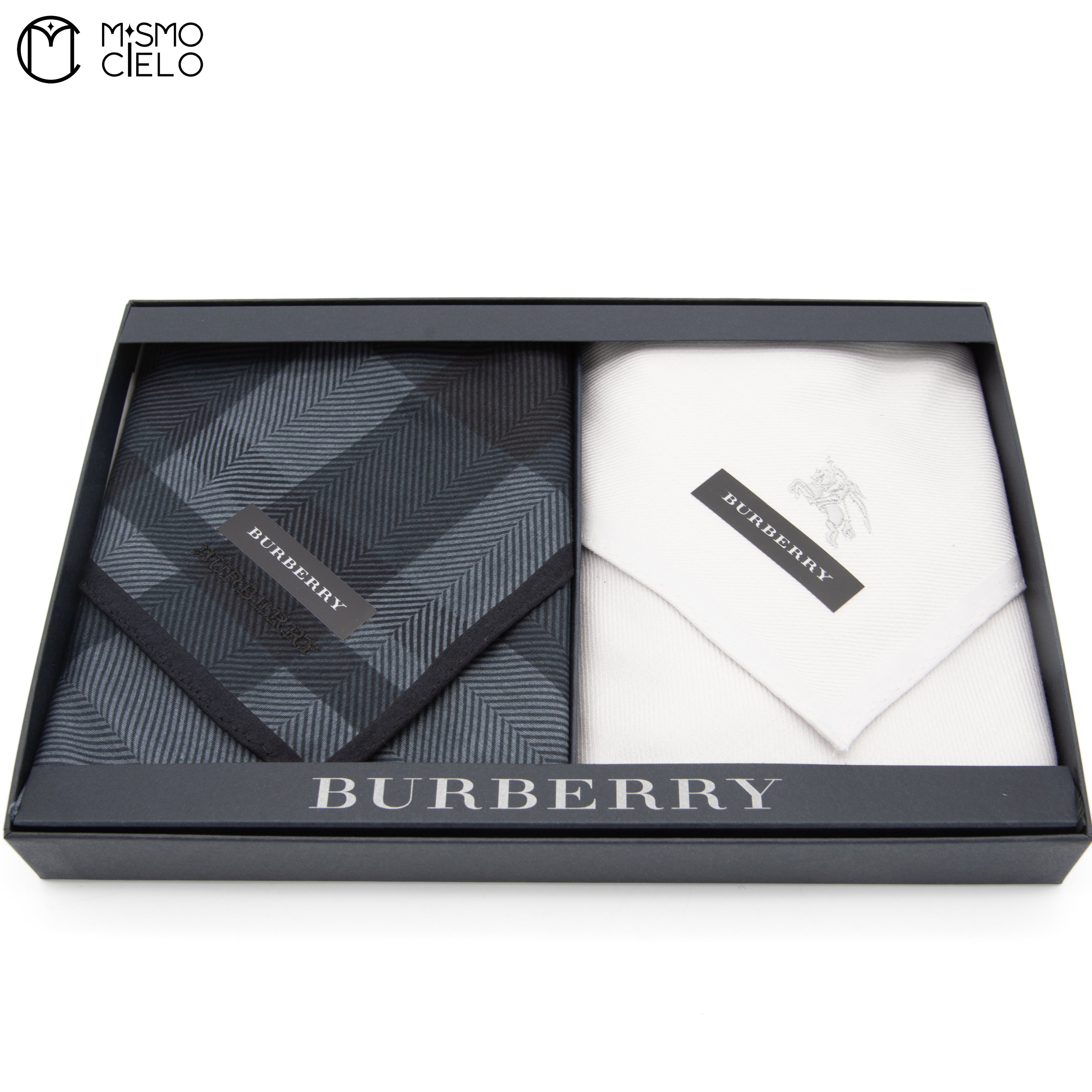 Blue and White Silk Handkerchiefs Box set