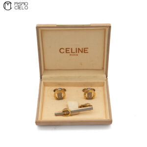Silver Gold Old Logo Cufflinks