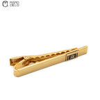 Gold and Black Cufflinks and Tie Pin