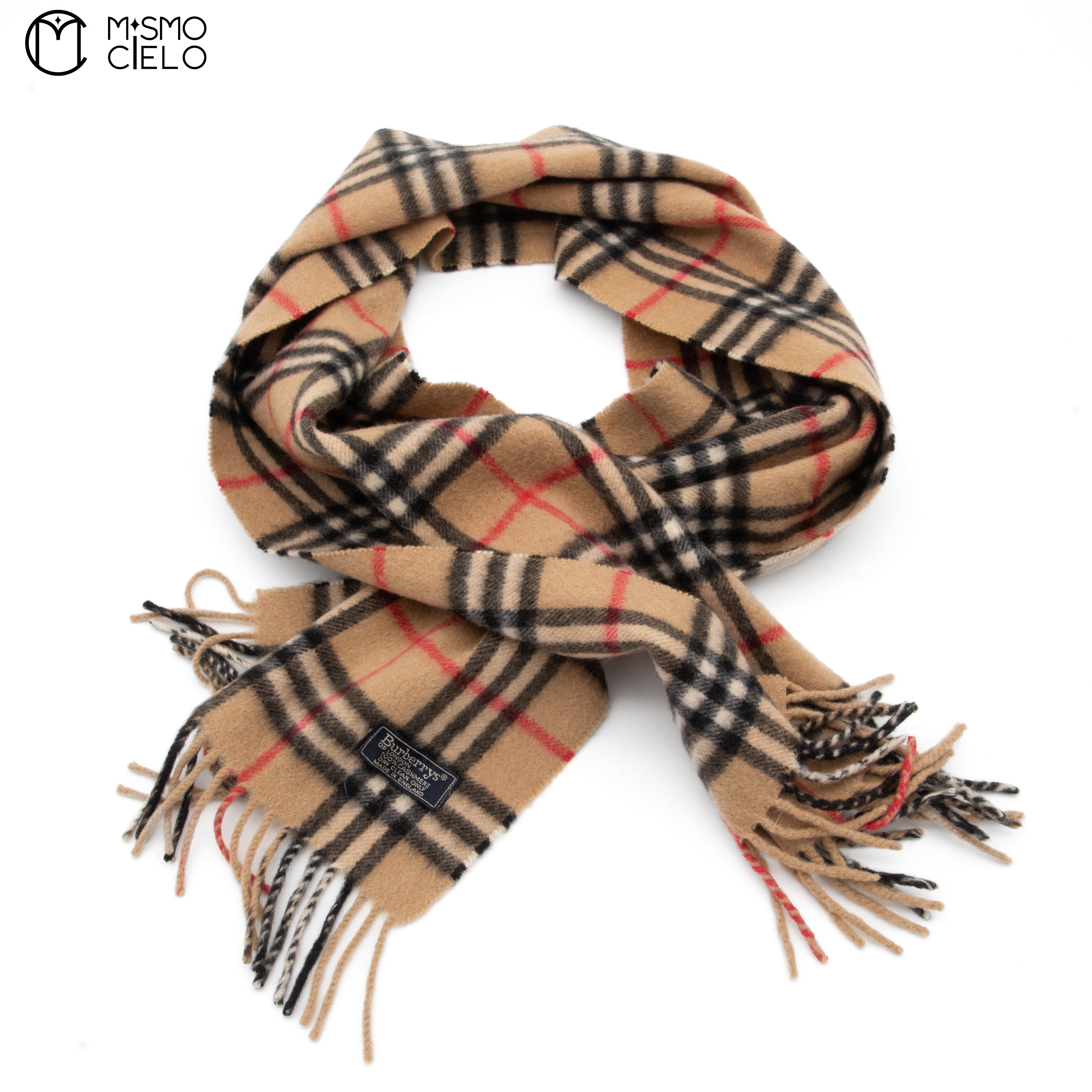 BURBERRY Nova Check Cashmere Scarf