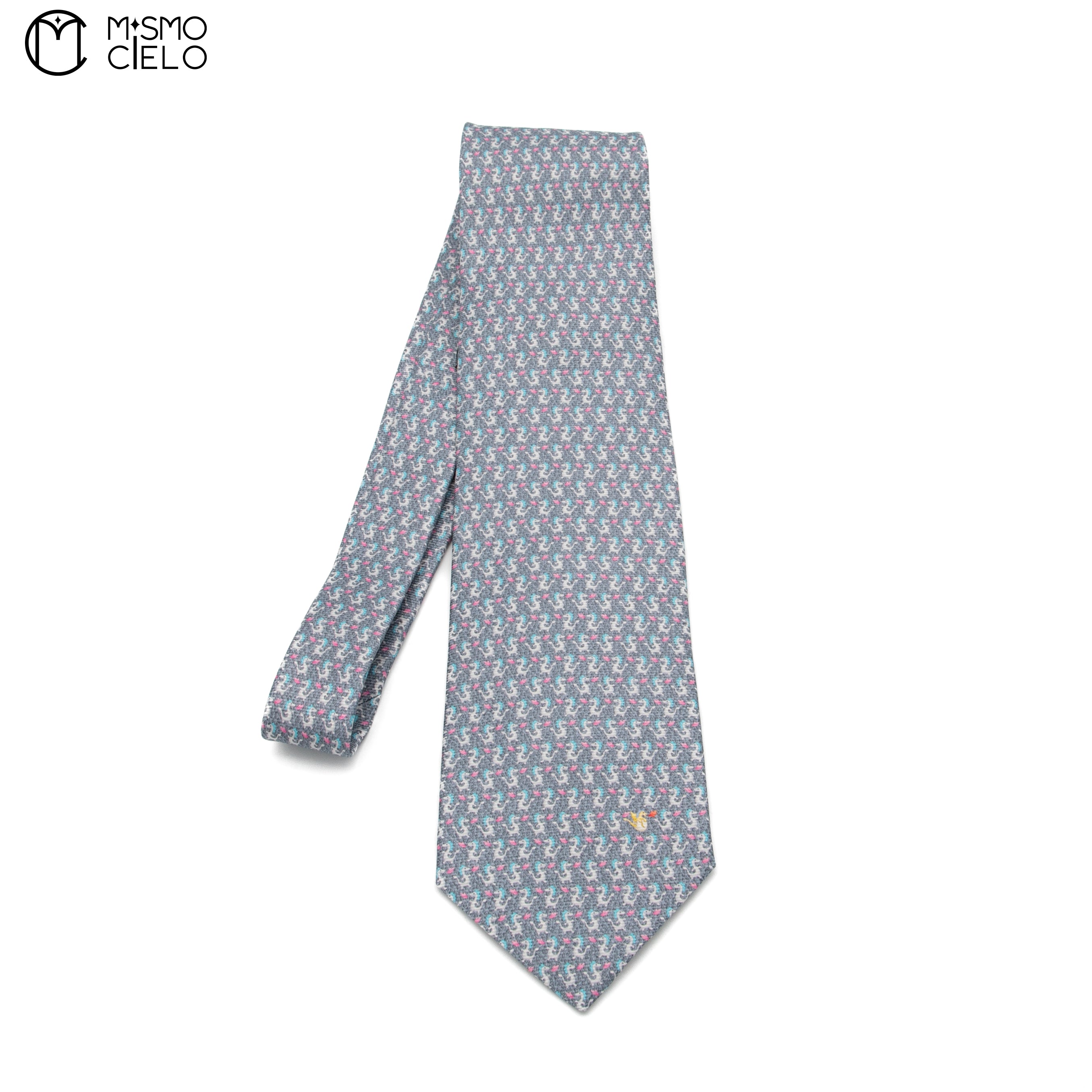 Silk Motif Dragon Tie
