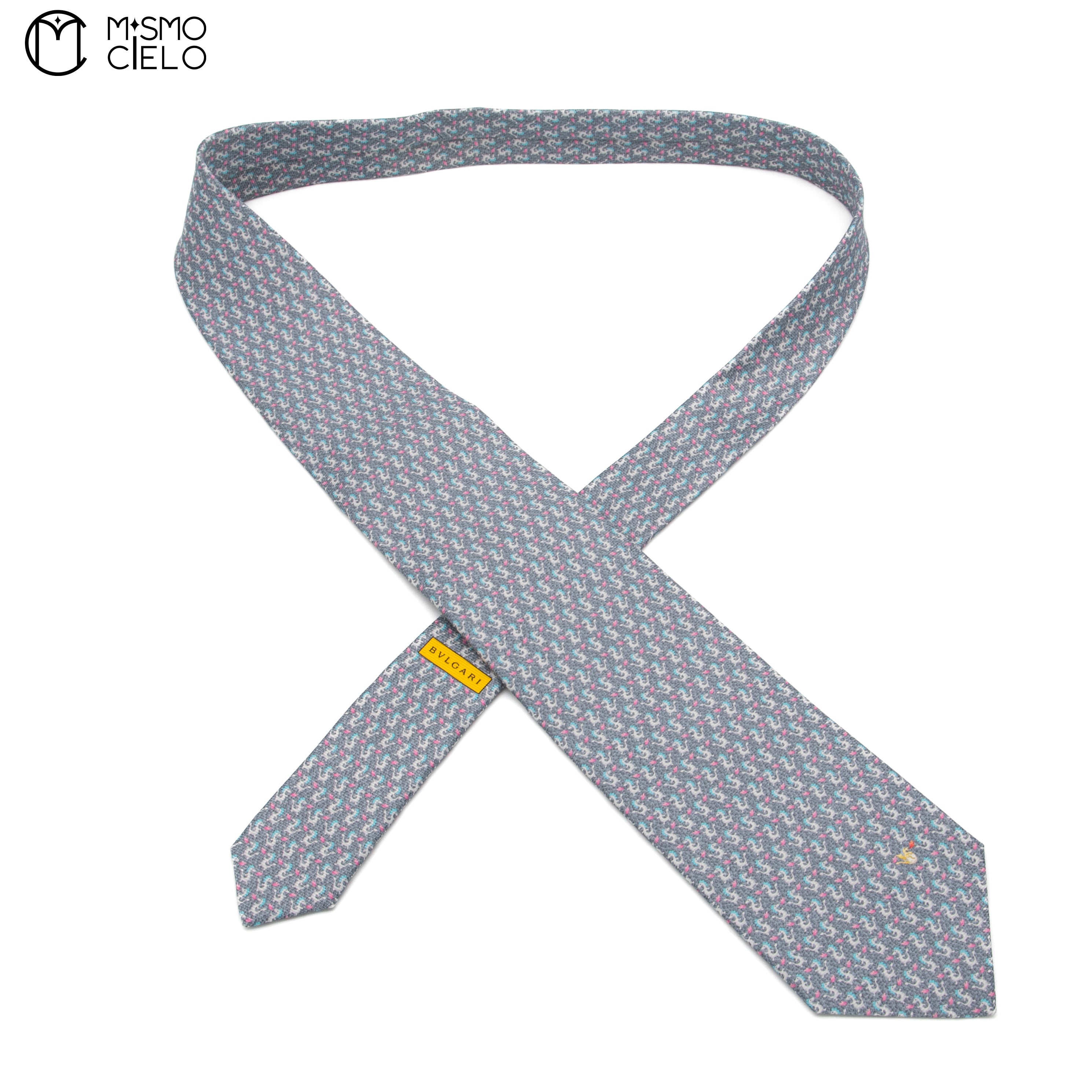 Silk Motif Dragon Tie