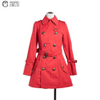 Red London Trench Coat Blue Label
