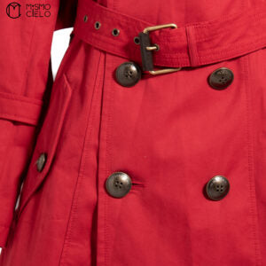 Red London Trench Coat Blue Label