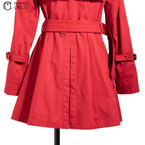Red London Trench Coat Blue Label