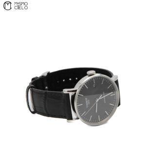 Everytime Date Black Dial Watch