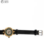 GUCCI 2000L Sherry Line Black Crocodile Strap *#