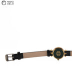 GUCCI 2000L Sherry Line Black Crocodile Strap *#