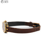 GUCCI Sherry Line Black Face with Brown Strap * #