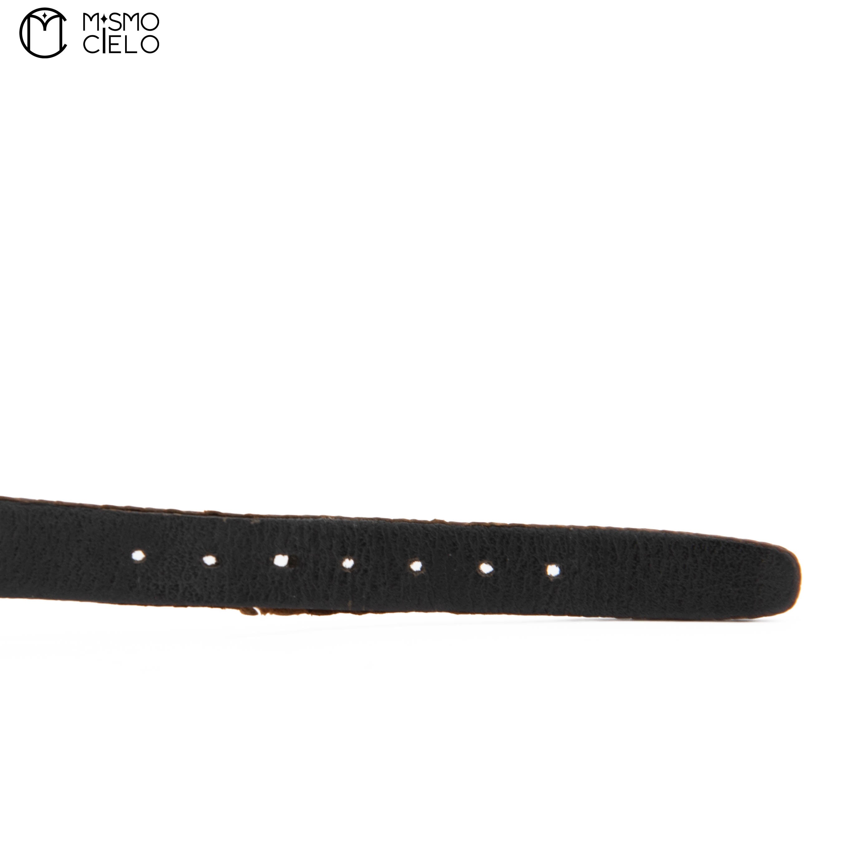 GUCCI Sherry Line Black Face with Brown Strap * #