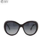 Burgundy Coco mark Pearl Sunglasses