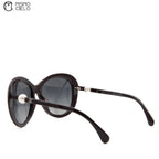 Burgundy Coco mark Pearl Sunglasses