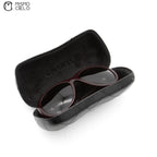 Burgundy Coco mark Pearl Sunglasses