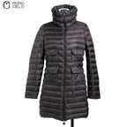 Black ZEIA GIUBBOTTO Long Down Jacket