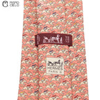 Pink Equestrian Motif Tie