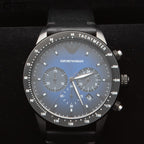 Chrono Leather Strap Watch