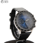 Chrono Leather Strap Watch