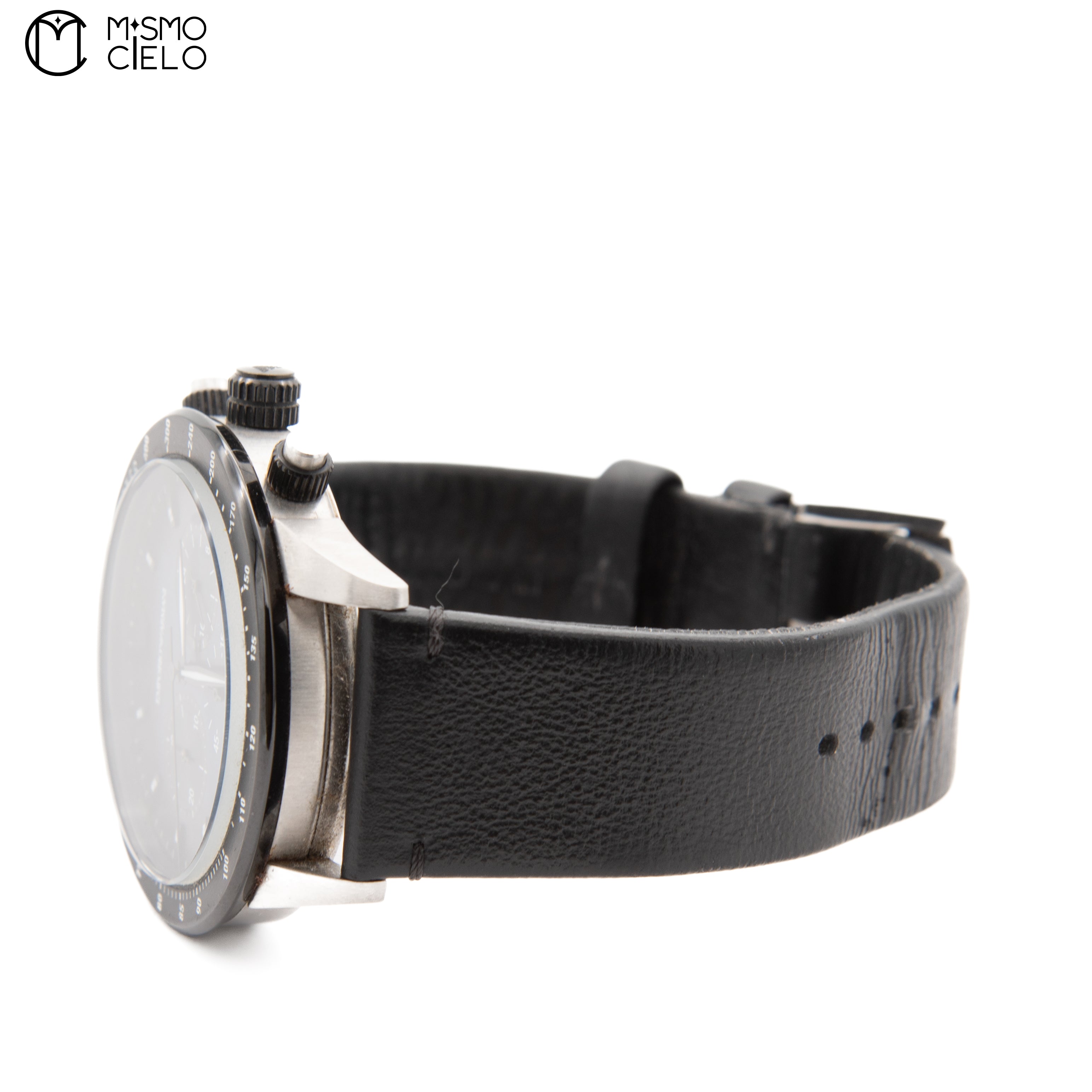 Chrono Leather Strap Watch