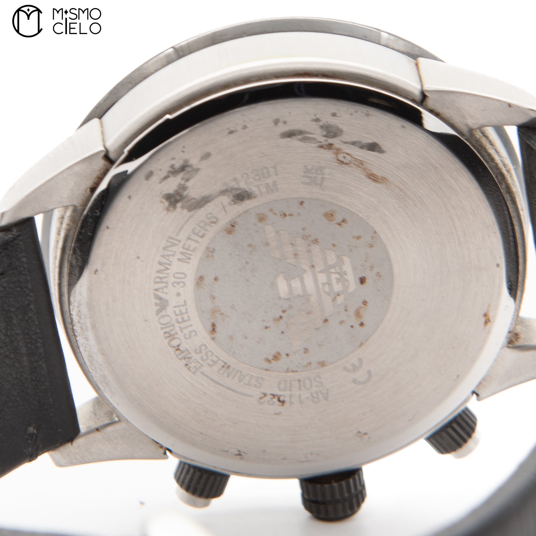 Chrono Leather Strap Watch