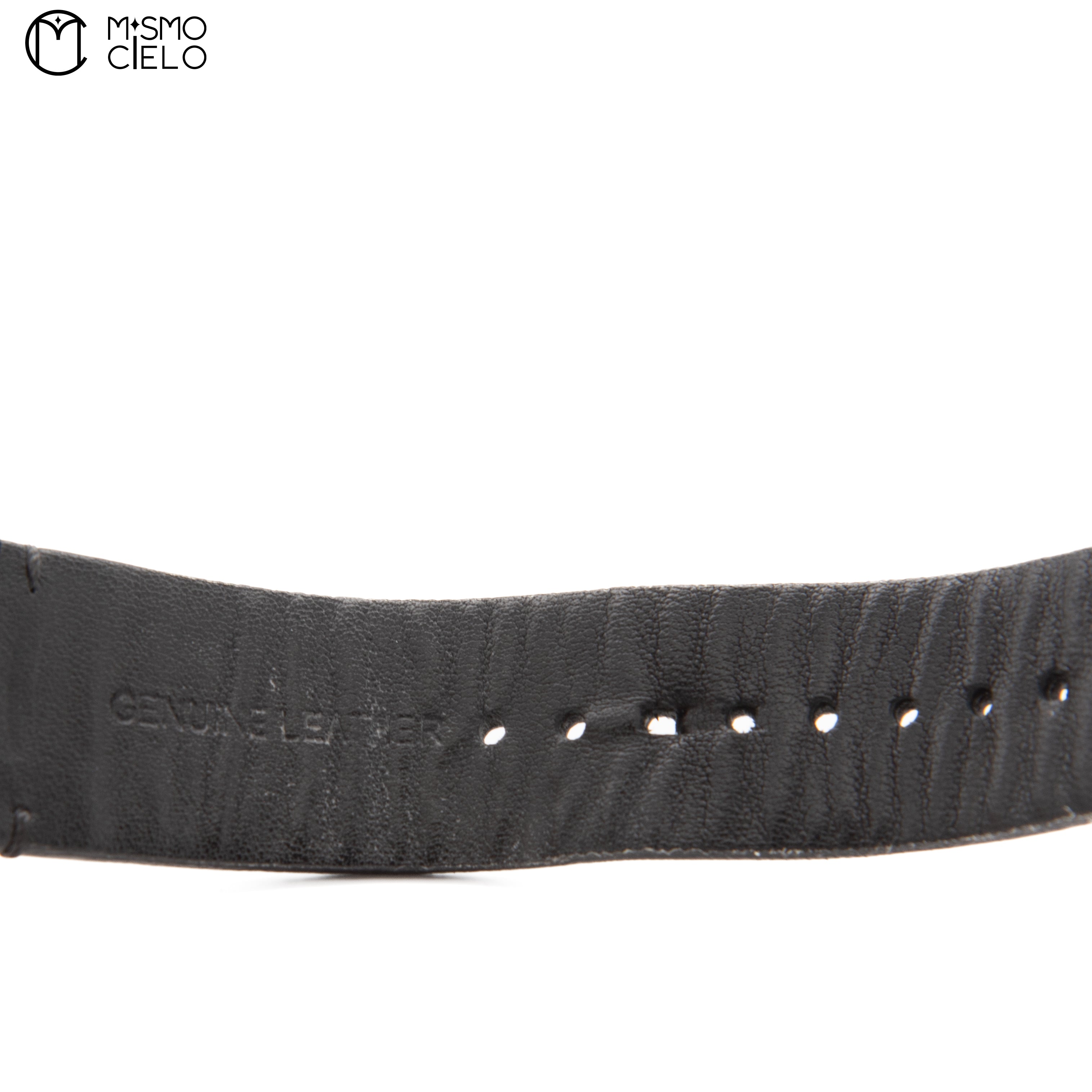 Chrono Leather Strap Watch