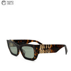 Tortoiseshell Sunglasses with Side Logo
