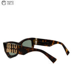 Tortoiseshell Sunglasses with Side Logo