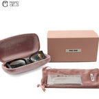 Tortoiseshell Sunglasses with Side Logo