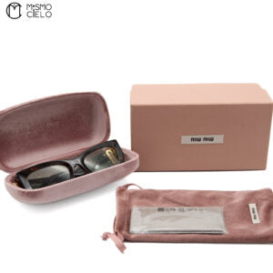 Tortoiseshell Sunglasses with Side Logo