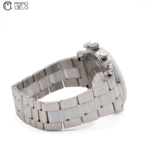 White G Face Chrono Watch