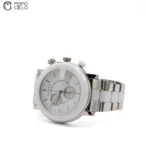 White G Face Chrono Watch