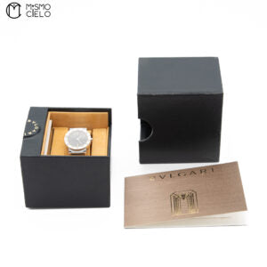 Silver and Black Watch